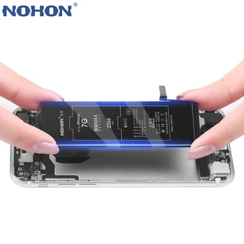 NOHON iPhone 7 8 6 6S 5 Baterija iPhone7 iPhone6 iPhone5 8G 7G 6G Pakeisti Ličio Polimero Telefono Bateria Didelės Talpos