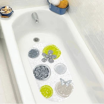 Naujas Paprastas kraštovaizdžio vonios kilimėlis Pageidaujamą PVC medžiagos, neslidus patogus vonios kilimėlis, Miegamojo, virtuvės laiptai tvirtos Kojos padas