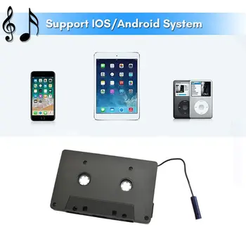 USB Įkrovimo Bluetooth 5.0 Muzikos Automobilių Garso Imtuvas, Kasečių Grotuvas, MP3 Adapteris Keitiklis iPhone Samsung Nokia HTC Smart Cel