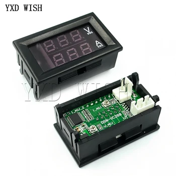 Mini Digital Voltmeter Ammeter DC 0-100V 50A /100A Amp Voltų Įtampa Srovės Matuokliu Detektorius Testeris 0.28