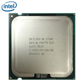 Intel Core 2 Duo Procesorius, E7500 2.93 GHz, LGA 775 Dual-Core CPU Desktop 