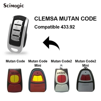 Už CLEMSA MUTAN KODAS 433.92 MHz nuotolinio valdymo geležinkelių kodas MASTERCODE MV1 MV12 MV123 vartų valdymo CLEMSA 433.92 MHz komandą