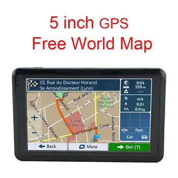 5.0 Colių HD Automobilinis GPS Navigacija, Touch Screen, USB Įkrovimo FM Siųstuvas Navigatoriu FM MP3/MP4 Grotuvai GPS Įrenginys palaiko Rusija