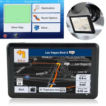 5.0 Colių HD Automobilinis GPS Navigacija, Touch Screen, USB Įkrovimo FM Siųstuvas Navigatoriu FM MP3/MP4 Grotuvai GPS Įrenginys palaiko Rusija