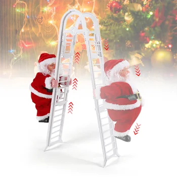 Elektros Laipiojimo Laiptais Kalėdų Senelio Lėlės, Žaislai Kabinti Dekoravimo Kalėdų Eglutė Kalėdų Papuošalai Naujųjų Metų Kūdikių Dovanos Vaikams