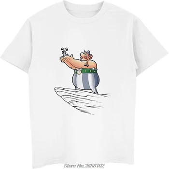 Asteriksas ir obeliksas spausdinti atsitiktinis marškinėlius mens o-neck t marškinėliai mados vyrų viršūnes vyrų marškinėliai trumpomis rankovėmis vyrams harajuku streetwear