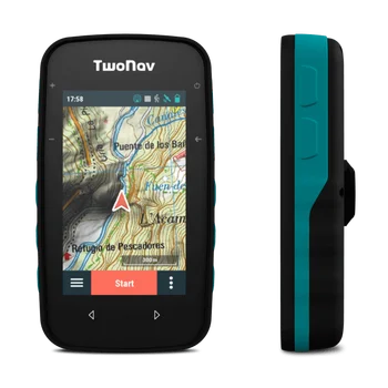 TwoNav - GPS Cross - Multisport Dviračių Kelių Dviračių MTB Pėsčiųjų Žygius / Autonomiją 20 h / Atminties 32 GB / Topografinis žemėlapis