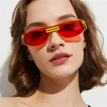 GIFANSEE moterų Derliaus stačiakampis, akiniai nuo saulės lady atspalvių vyrų akiniai markės dizaineris uv400 Vienos vienetų mažų uv400 akiniai ponia