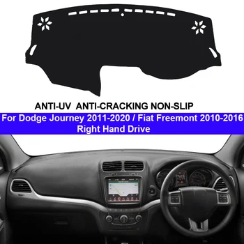 Auto Automobilio Prietaisų Skydelio Dangtelį DashMat Kilimų Žaliojo Dodge Journey 2011 - 2020 / Fiat Freemont 2010 - 2016 Konsolė Raštas