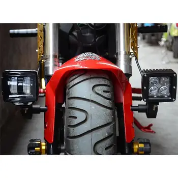 Universalūs Motociklo priekinis žibintas Pratęsimo Laikiklis LED Žibintai Išorės Turėtojas Dėmesio Pratęsimo Juostos Laikiklis Off-Road Moto
