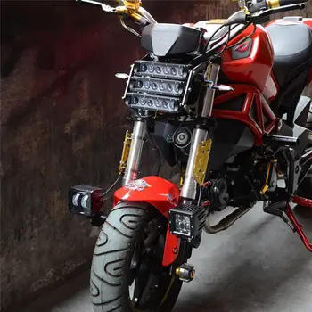 Universalūs Motociklo priekinis žibintas Pratęsimo Laikiklis LED Žibintai Išorės Turėtojas Dėmesio Pratęsimo Juostos Laikiklis Off-Road Moto