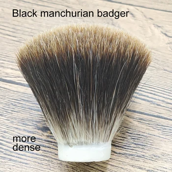DSCOSMETIC daugiau tiršti juodi manchurian barsukų plaukų skutimosi šepetėlis mazgai