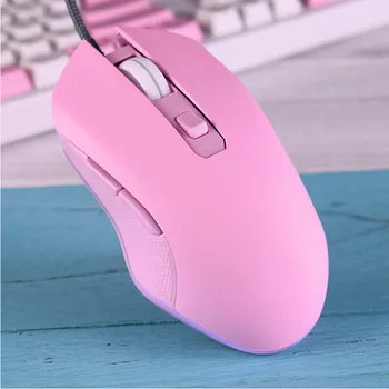 Laidinio žėrintis rausvos spalvos, pelės, kompiuterių priedai, periferinių CFlolMOUSE cute girl žaidimas pelės