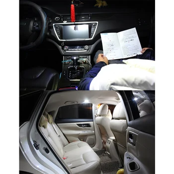 14Pcs Balta Canbus LED Automobilio Lemputes Interjero Paketas Rinkinys, Skirtas 