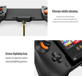 Nintendo Įjungti Rankinį duomenų Valdytojas Rankena Gamepad Kreiptuką Dvigubo Variklio Vibracijos, vidinis 6 Ašių Giroskopas NS Kelionės Reikmenys