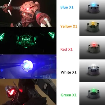 Gundam Modelis 5VNT LED Žibintai Vienetas Aukštos Kokybės Versija Žalia / Geltona / Mėlyna / Raudona / Balta Surinkti 1/100 MG Gundam Modelio Robotas