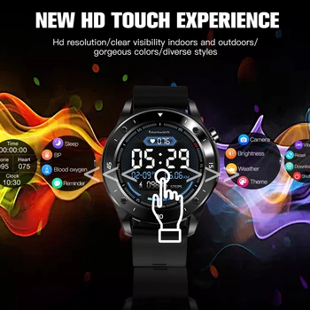 F22 Full Screen Touch Smart Watch Vyrų Sporto Laikrodis atsparus Vandeniui Širdies ritmo Monitorius Moterų Smartwatch 