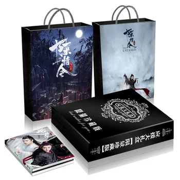 Chen Čing Ling Super Deluxe Dovanų dėžutėje Wei Wuxian Lan Wangji Pav Albumą Atvirukas Plakatas Žymą Dovana Anime Aplink