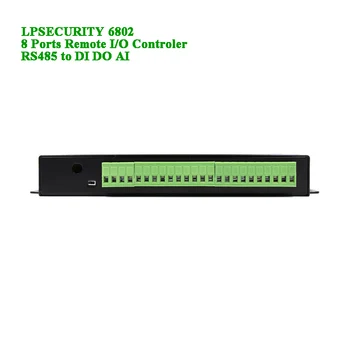 8Port Nuotolinio IO Controler/RS485, kad DI/DA/AI Input/output/Analog modulio laikiklis Modbus RTU TCP/Ethernet/ Wifi/RS485 Komunikacijos