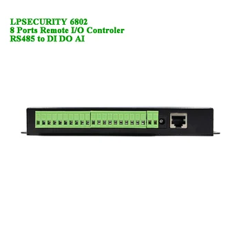 8Port Nuotolinio IO Controler/RS485, kad DI/DA/AI Input/output/Analog modulio laikiklis Modbus RTU TCP/Ethernet/ Wifi/RS485 Komunikacijos