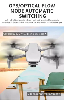 Profesija SG108 GPS Drone Su 5G WIFI FPV 4K HD Dual Camera Brushless Optinio Srauto RC Quadcopter Sekite Mane Mini Drone