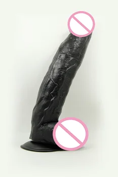 Sekso Produktai Didžiulis Juodas Dildo 31*6cm Pirkinių Ekstremalių Didelis Realus Tvirtas siurbtukas Varpos Dong Moterų Sekso Žaislai