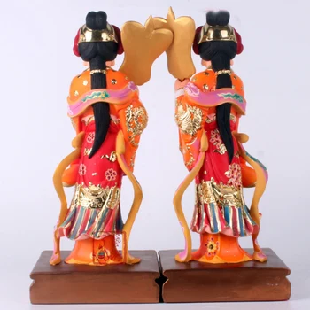 30CM AUKŠČIO - pora - aukštos kokybės Namų efektyvių Talismanas Talismanas Deivė maidens už Guanyin Mazu spalva atkreipė Skulptūra, statula