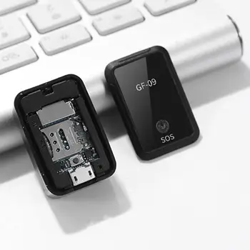 Naujas GF-09 Mini GPS Tracker Real Time Automobilių Pet Anti-theft Aptikimo Sekimo Įrenginys Realiu laiku Transporto priemonės Locator