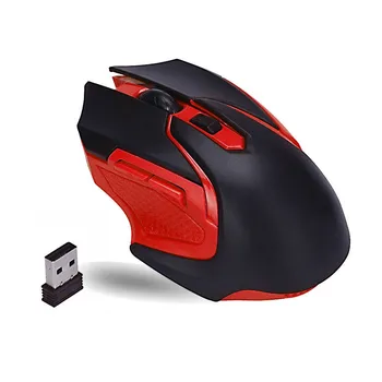 Prekės Pelė Patvarus, aukštos kokybės bevielė pelė 2,4 GHz Wireless Optical Gaming Mouse Pelėms PC Nešiojamas Kompiuteris