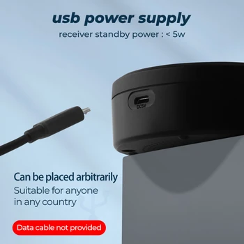 Skambinti USB Powered IP55 Vandeniui Belaidžio Smart Doorbell Durų Bell Žiedas Varpelių Skambinkite 433MHZ LED Nakties Šviesos Namuose Plug-Nemokamai