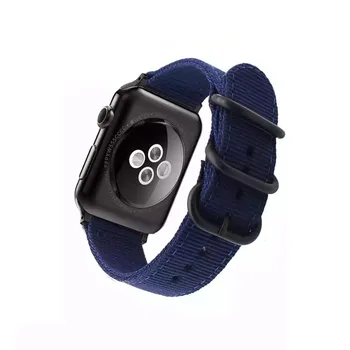 Karšto Parduoti Nailono Watchband Apple Watch Band Serijos 4/3/2/1 Sporto Drobės Apyrankę 42 mm, 38 mm, Dirželis iwatch 5 Grupė