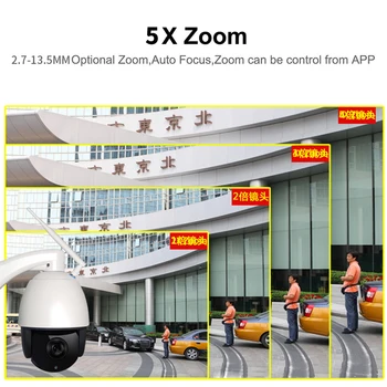 Lauko 22X Zoom 1080P WiFi Speed Dome Camera PTZ CCTV Saugumo Vaizdo Stebėjimo Kamera Naktinio Matymo Auto Focus Dviejų krypčių Garso Wa