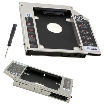12.7 mm 2 Kietasis Diskas SSD HDD Caddy, skirtas Toshiba Satellite A660 L750 L750D L750D-L755D C655 C655D C660 C660D C850