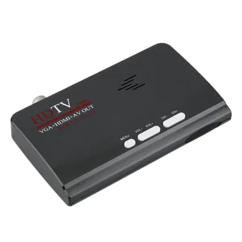 ES Digitale Sausumos HDMI 1080 P DVB-T/T2 TV Box VGA, AV CVBS Imtuvas Ontvanger Susitiko Afstandsbediening HDMI HD 1080 P VGA DVB-T2