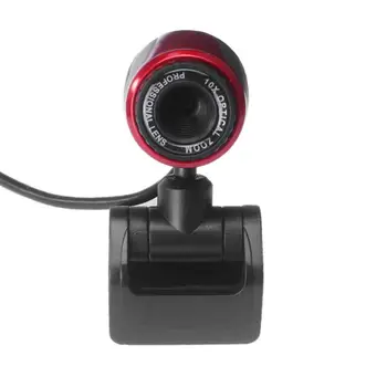 HD Kompiuterių Tinklo Kamera, USB Kamera Stalinis Nešiojamojo kompiuterio Vaizdo Kamera su Mikrofonu Vaizdo pokalbių
