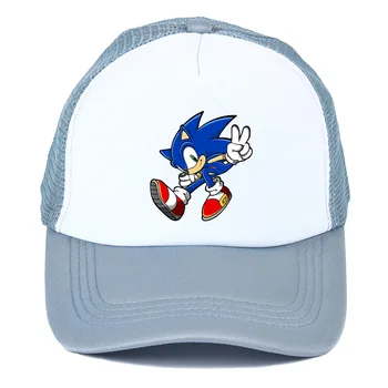 Populiarus žaidimas, animacija, Sonic The Hedgehog vasaros tinklai jaunimo mados beisbolo kepurę pavasario orui skėtį nuo saulės kepurė