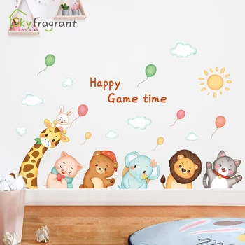 Mielas animacinių filmų lipdukai namų lipnios kabineto apdaila sienos lipdukas nedidelis modelis, vaikų kambario, apdailos, sienų dekoras