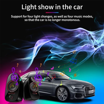 Automobilio Stilius RGB Led Šviesos Juostelės Nuotolinio Atmosfera Lemputė, Salono Apšvietimas, Audi A4 B4 B5 B6 B7 B8 B9 A3 8P 8V A5 A6 C5 C6 C7 audi Q5