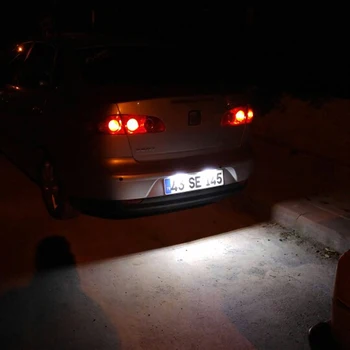 2VNT Canbus Super Šviesus Automobilio LED skaičius licenciją plokštelės šviesos Seat Leon Ibiza 6L Altea Arosa Toledo 5P Cordoba