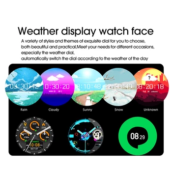 LEMFO LF26 Smart Watch Vyrai Moterys Užsakymą Dial Oro Rodomas Širdies ritmas, Kraujo Spaudimo Monitorius smartwatch 