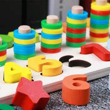 2019 Nauja Medinė Figūra Vertus Patraukti Blokus Švietimo Kūdikių Ankstyvosios Vaikystės Matematikos Žaislas, Skirtas Intelektinės Plėtros Vaikų
