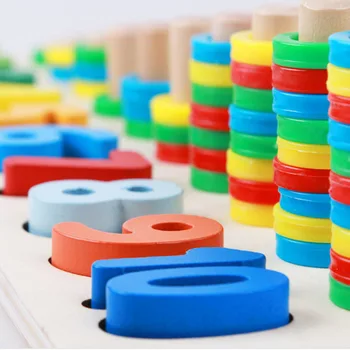 2019 Nauja Medinė Figūra Vertus Patraukti Blokus Švietimo Kūdikių Ankstyvosios Vaikystės Matematikos Žaislas, Skirtas Intelektinės Plėtros Vaikų