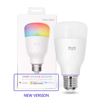 Yeelight Smart Lempos Yeelight Smart LED Lemputės 1S Spalvinga 800 Liumenų Lempa 10W E27 Apple Homekit Mi Mijia App 