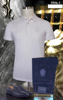 MILIJARDIERIUS Polo marškinėliai vyrams trumpomis rankovėmis marškiniai medvilnė 2021 naujas vasaros mados Verslo buttone mbroidery didelio dydžio, aukštos kokybės