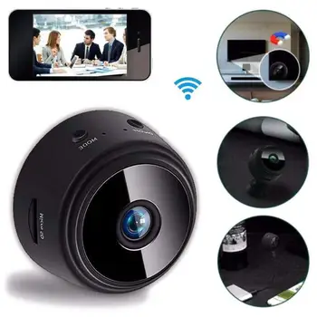 A9 P2P IP Kamera, WIFI HD Mini Kamera 1080P Namų Maža Kamera, Naktinis Matymas, Judesio Aptikimo Jutiklis Saugumo Cam