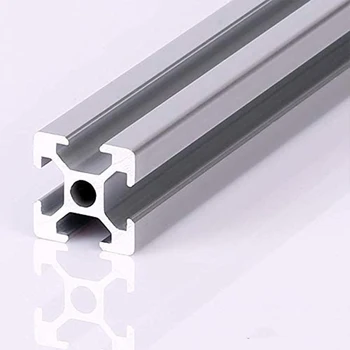 2 vnt 20x20 T Lizdas 6mm CNC Europos Standarto Geležinkelio Aliuminio Ekstruzijos Profilis, skirtas 