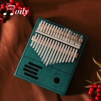 Naujų 17 klavišą kalimba Raudonmedžio Nykščio Fortepijonas Kūno Muzikos Instrumentai Calimba Mielas Marimba 