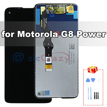 Originalą Motorola G8 Galia XT2041 LCD Ekranas su Touch 