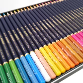 Premium Soft Core Akvareliniai Pieštukai 12 24 36 48 72 Lapis De Rk Professional Tirpsta Vandenyje Spalvų Pieštukų Meno Mokyklos Reikmenys