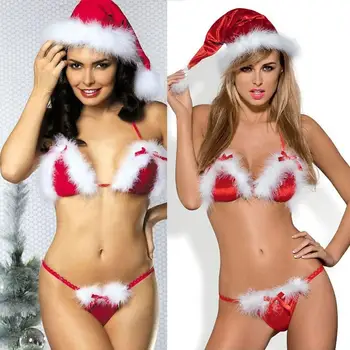 Egzotiškų Priedų Naktį Prieš Kalėdas Bikini Kalėdų Dovana Jai Erotinis Seksualus VictoriaSecret Parduotuvė, Sekso Žaislai, Moteris